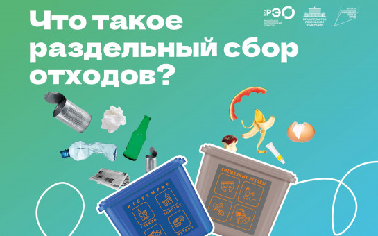 «Российский экологический оператор» проводит информационно-просветительскую кампанию, посвященную популяризации раздельного сбора и осознанного потребления.